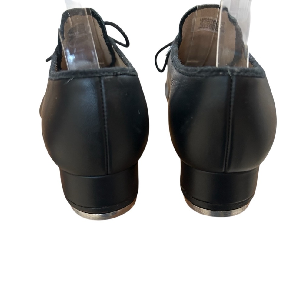 Bloch Leather Techno Tap Jazz Shoes Lace Up Black Size 8.5 - Picture 5 of 11